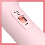 2-in-1 Flipped Pink Hair Dryer Brush Soft Touch Hot Air Brush 3.0 Hair Styler for Smooth, Frizz-Free for All Hair Type