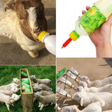 20/30/50Pcs Sheep Lamb Milk Drinker Nipple Soft Rubber Pacifier Orphaned Lamb Pup Dog Foal Calf Screw Sprite Coke Bottle