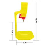 20 Pcs Chicken Water Nipple Dinking Cups Automatic Poultry Duck Bird Quail Drinker Hanging Cups Poultry Feeding Tools