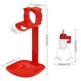 20 Sets Chicken Nipple Drinking Cups for Pipe Diameter 25mm Hanging Drinking Cup Ball Nipple Drinkers Farm Tools Free Shipping