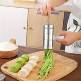 1pc Noodle Making Machine, Pasta Maker With 5 Noodle Mould, Noodle Press, Hand-cranked Noodle Machine, Perfect For Spaghetti
