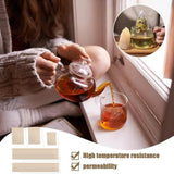 200Pcs Teabags Biodegradable Paper Tea Bag Drawstring Eco-Friendly Filter Empty Tea Bags Loose Leaf Tea Powder Herbal Medicine