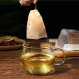 200Pcs Teabags Biodegradable Paper Tea Bag Drawstring Eco-Friendly Filter Empty Tea Bags Loose Leaf Tea Powder Herbal Medicine