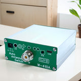 W-410A 200W Automatic DC 9-15V Max 100mA Box Auto Antenna Switch Fit for Shortwave Radio Receiver