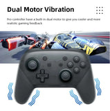 Wireless Bluetooth Gamepad Switch Pro Controller Wake Function Joystick 6-Axis Gyro Handle HD Vibration for PC Game Console