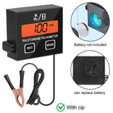 30000RPM Tester Digital Speedometer Chainsaw Tachometer RPM Hour Meter Mower Tractor Inductive Gauge Motorcycle Car Accessories