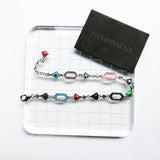 Joker female simple in sterling silver