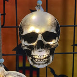 2023 Halloween Decorative Hanging Lights with Rope Orange Pumpkin Skull Demon Window Lights Indoor Hanging Lights for Home