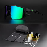 2023 Men Women Road Bike Cycling Glasses 4 Lens Polarized Sunglasses Bicycle MTB Goggle Sport Eyewear Fishing Driving Anti-Glare