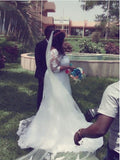 Lace white veil