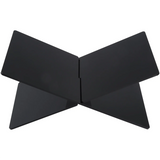 2Pcs Acrylic Book X-Shaped Stand Cookbook Recipe Menu Magazines Storybook Holder for Display