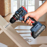 21V Brushless Electric Lithium Battery Rechargeable Wireless Screwdriver Home Cordless Drill Power Tool