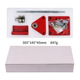 2024 Woodworking Adjustable Punch Locator Hole Drill Alloy Steel Drilg Template Guide Tool