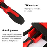 4M Belt Frame Clips Multifunction Blet Quick 35°-305° Adjustable Band Clamp Polygonal Clip Right Angle Woodworking Tools
