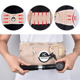 Iatable Massager Decompression Back Belt Lumbar Support Waist Air Traction Brace Spinal Backache Relief Strap Unis