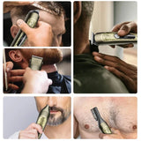 NEW 6 in 1 Multi-functional Waterproof Clipper Ears Nose Hair Trimmer Resuxi 9006 Electric Shaver Men's Grooming Tools