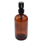 18 Oz Hand Glass Stainless Steel Push-Type Dispensing Bottle Soap Dispenser