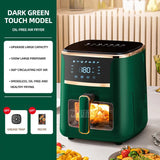 1350W Household Large-capacity Visible Electric Fryer & Intelligent Multi-Functional Air Fryer