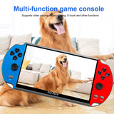 X12 Plus 7 inch Video Console Built in 1000 Games 16GB Handheld Double Joystick Game Controller Spupport AV Output TF Card