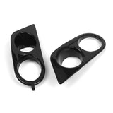 Front Lower Bumper Lamp Frames Fog Light Covers Replacement for E46 M3 2001-2006 51112695255 51112695256