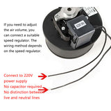 CYZ076 20W Centrifugal Low Noise Shaded Pole Iron Shell Metal 220V Small Blower