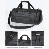 Multifunctional Gym Sports Bags Large Capacity Men Fiess Training Backpac with Shoe Compartment and Wet Pocket Handbags