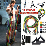 11pcs/set Multifunctional Tension Rope, Resistance Band For Resistance Training