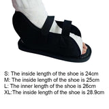 Post-OP Orthopedic Protection Post Boot Foot Fracture Support Open Toe Plaster Cast Shoe