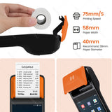 Android 8.1 POS Bluetooth Thermal Printer Receipt Portable NFC Terminal Handheld PDA Point Of Sale System All in One