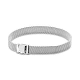 Rectangular Chain Link Mesh Chain Bracelet