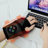 1pc Wrist Compression Air Massager Multifunctional Heating Pain Vibration Brace Electric And Hand Relief