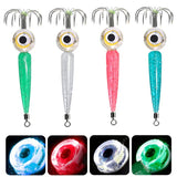 20Pcs Fishing Lure Light LED Deep Sea Glowing Luminous Squid Jig Hook Bait Lamp Tool For Sea Fishing Feeder Fishing Accessories