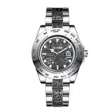 Brand ONOLA Business Casual luxury retro stainless steel golden men's watch high quality gold watches men