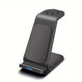 Fast wireless base 15W, USB charging base type C3 in 1.