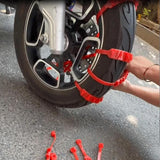 Refer To Description Anti Skid Snow Chains Nylon Electric Vehicle Anti-skid Belt Extrication Chain For Winter Driving