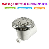 90mm Stainless Ring Shape Cover PVC Body Massage Bathtub Suction Drainer Hot Tub Backwater Drain