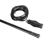 MR400 black anti-collision fiberglass car antenna UV version/spring base 5-meter/SL16J