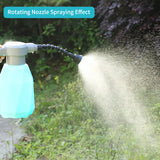 2L USB Handheld Automatic Garden Sprayer Electric Mister Spray Bottle Watering Can Spritzer Adjustable Spout Plant Tools