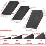 3Pcs Squat Wedge Block: Get Maximum Comfort & Performance with this Adjustable Non-Slip Squat Ramp Slant Board