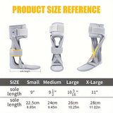 1Pair AFO Drop Brace Ankle Foot Orthosis Medical Afo Walking with Shoes for Stroke Hemiplegia (Left/Right Foot)