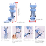 Adjustable Children Foot Support-Ankle Brace Foot-Drop Corrector-Ankle Joint Varus Valgus Calf Fracture Fixer Removable