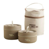 Bento Box Set Portable Keep Warm Lunch With Insulated Bag Stainless Steel Thermal Food Container Kitchen Supplie