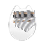 Acrylic Kalimba 17-Key Thumb Piano Finger Piano Portable Musical Instrument Gift NEW