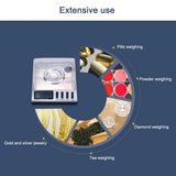 20g/0.001g Digital LCD Jewelry Scale Weight Analysis Detector Portable Electronic Scale for Pill Diamond Powder Tea