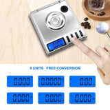 20g/0.001g Digital LCD Jewelry Scale Weight Analysis Detector Portable Electronic Scale for Pill Diamond Powder Tea