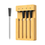 4 Probes 50m Long Range Smart Wireless Meat Thermometer with Bluetooth For The Oven Grill Kitchen Bbq Smoker Rotisserie