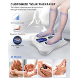 Creliver Foot Stimulator - FSA/HSA Eligible with EMS & TENS for Pain Relief and Circulation. Electric Feet and Legs Massager.