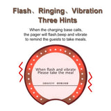 Wireless Calg System Restaurant Pager Vibrator Coaster Buzzers Guest Queuing For Food Truck Cafe Snack Bar