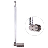 1Set Rod 3.5Mm Adapter FM Radio Antenna Replacement Telescc F Type Male Plug Connector AV Stereo Receiver