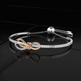 Shi Pei jewelry factory direct supply 2021 new S925 sterling silver vibrato with the same fashion fairy bow bracelet